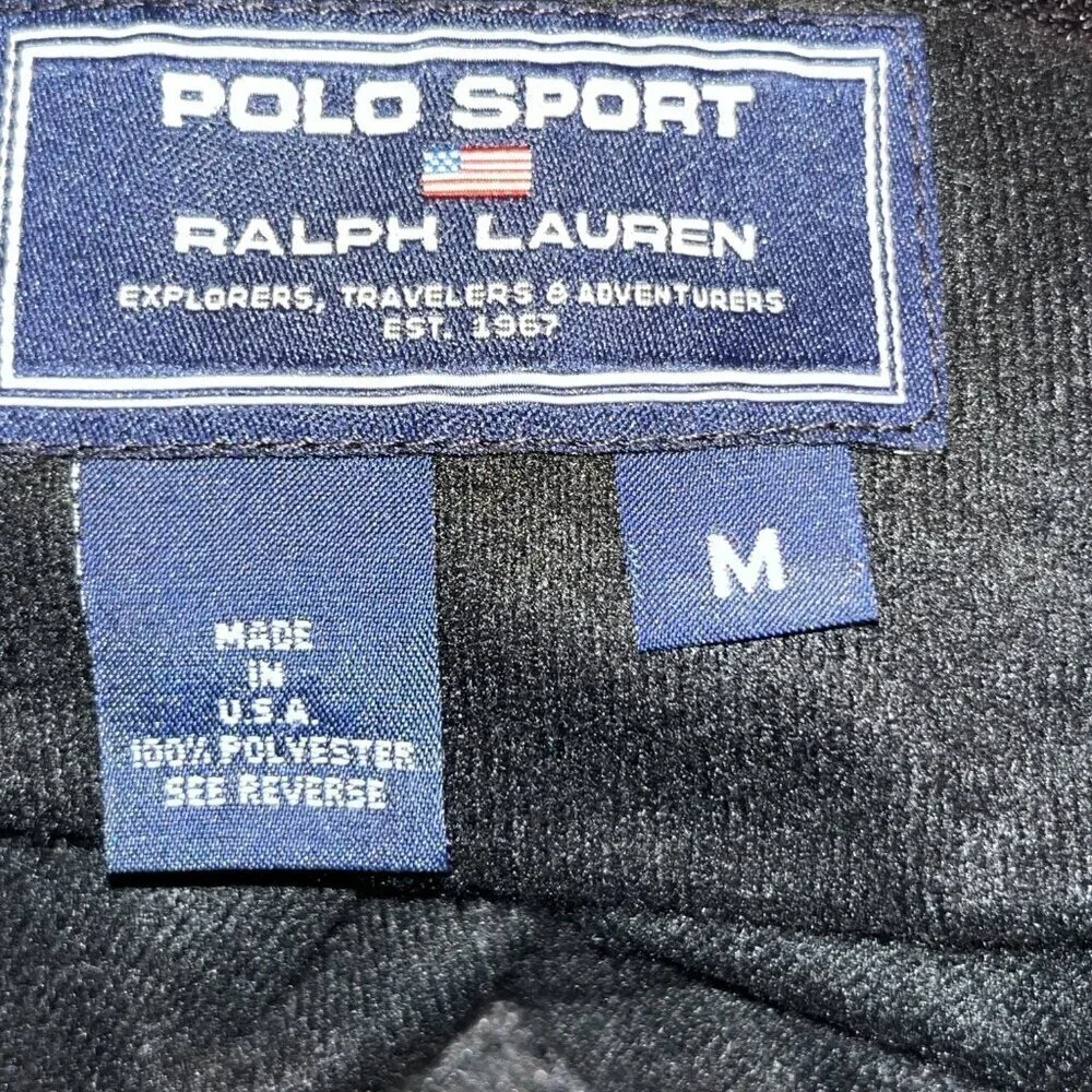 POLO SPORT RALPH LAUREN Reversible Gray to Orange Men's Full Zip Vest - EUC -M
